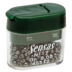 SENSAS unpainted sinkers n°12 - 0.02gr
