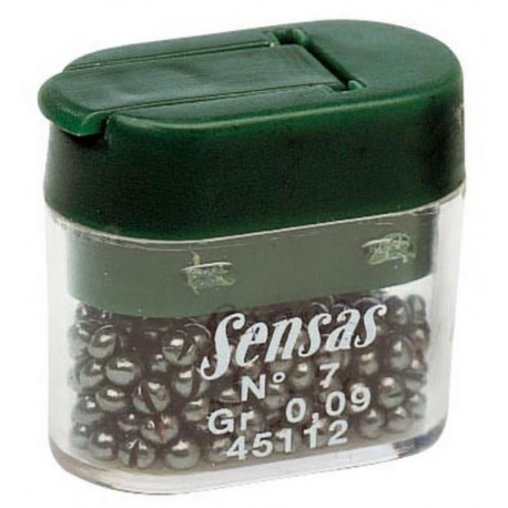 SENSAS unpainted sinkers n°12 - 0.02gr