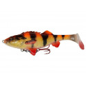 Leurre SAVAGE GEAR 4D Perch shad 17.5cm 67gr Albino