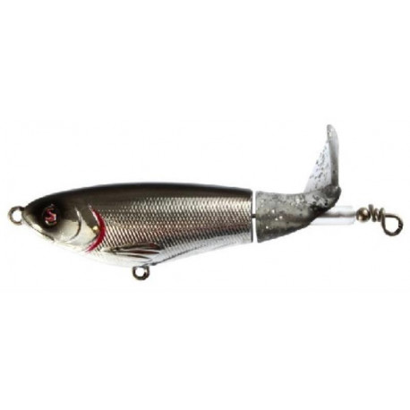 Leurre RIVER 2 SEA Whopper plopper 90mm Chrome Black