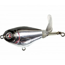 Leurre RIVER 2 SEA Whopper plopper 75mm Chrome Black