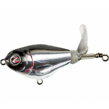 Leurre RIVER 2 SEA Whopper plopper 75mm Chrome Black