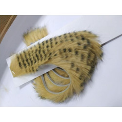 Bandelette de lapin rayée FLY SCENE Ocre / Noir