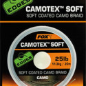 Tresse gainée souple Camotex FOX soft camo  20m  25Lbs