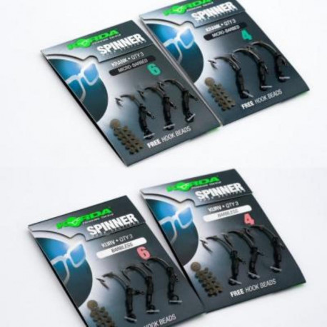hooks KORDA Spinner krank barbless - Size 4