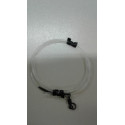 Dark matter KORDA Ring Swivel - 50Cm/40Lb - Gravel - 18.1Kg