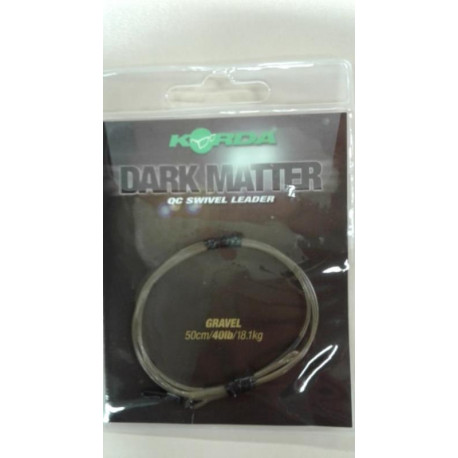 Dark matter KORDA QC Swivel - 50Cm/40Lb - Gravel - 18.1Kg