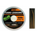 Leadcore FOX Camo woven - 50Lb/22.7KG - 25M
