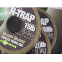 Covered braid KORDA Soft N-Trap - 20Lb/9.1Kg - gravel brown - 20M