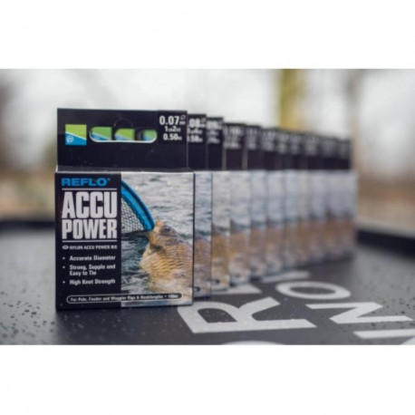 Nylon PRESTON Accu power - 0.22mm - 4.480 Kg