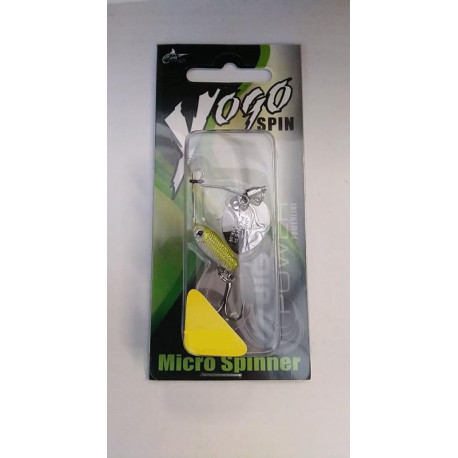 Leurre JIG POWER Yogo spin 3.5gr Jaune