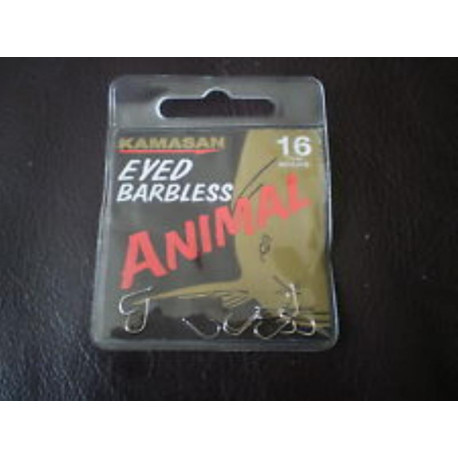 KAMASAN hooks Animal eyed barbless - N°8