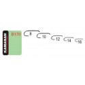 Hameçons truite KAMASAN B170 fort de fer N°6 - Par 25