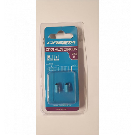 CRESTA Hollow Connectors - M Blue - Set of 2