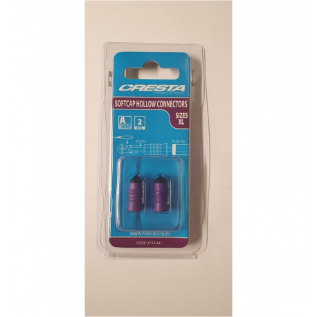 CRESTA Hollow Connectors - XL Mauve - Set of 2