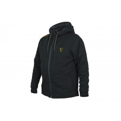 Sweat polaire zippé FOX Black orange sherpa hoodie S