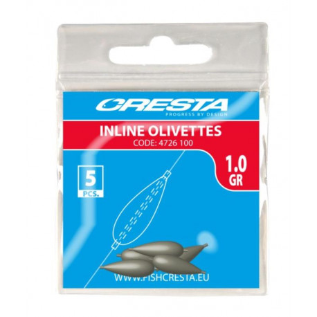 CRESTA In-line Olivettes - 0.3Gr - 6 Pieces