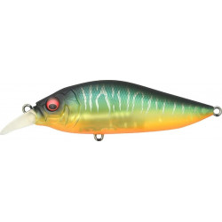 Leurre MEGABASS Flap slap 77mm LBO Seethrough mat tiger