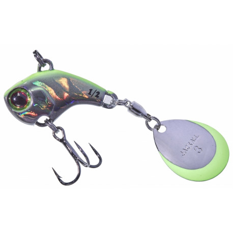 ILLEX Deracoup 10gr Silver chartreuse back