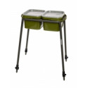STARBAITS platform with 2 x 8L buckets and shovel