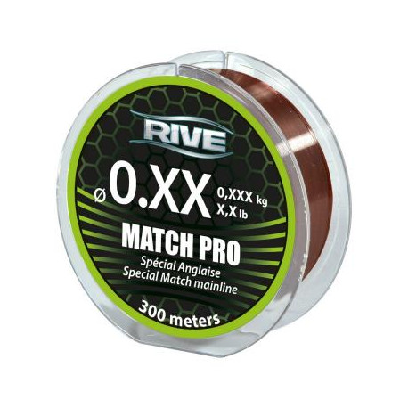 Nylon RIVE Match pro - Spécial anglaise - 0.18mm / 2.600Kg