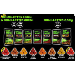 Bouillette FUN FISHING Carp target - Royal scopex 16mm - 800Gr