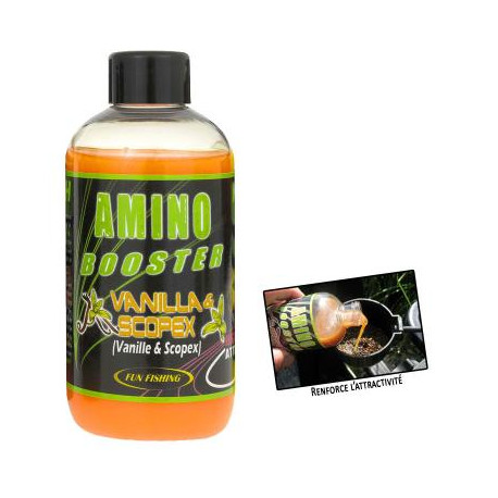 Amino booster FUN FISHING Vanille & Scopex - 185 Ml