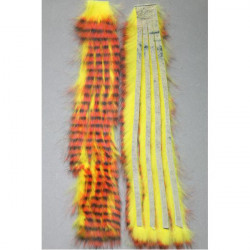 Bandelette de lapin Pike Monkey Jaun Orange 5mm