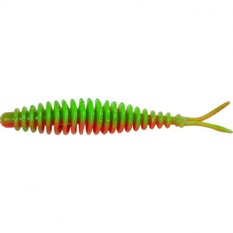 MAGIC TROUT T-Worm V-Tail 65mm Neon green/Orange