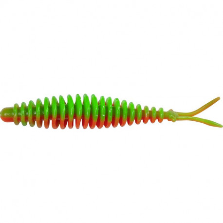 MAGIC TROUT T-Worm V-Tail 65mm Neon green/Orange