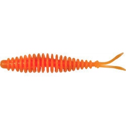 Leurre MAGIC TROUT T-Worm V-Tail 65mm Neon orange