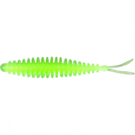 Leurre MAGIC TROUT T-Worm V-Tail 65mm Neon green