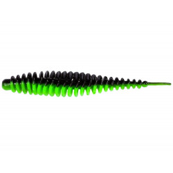 Leurre MAGIC TROUT T-Worm I-Tail 65mm Neon green/black AIL