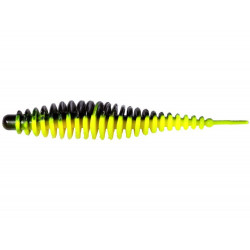 Leurre MAGIC TROUT T-Worm I-Tail 65mm Neon yellow/black AIL