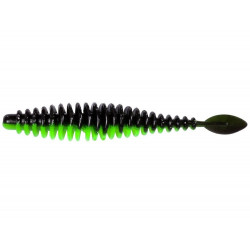 Leurre MAGIC TROUT T-Worm P-Tail 65mm Neon green/black FROMAGE
