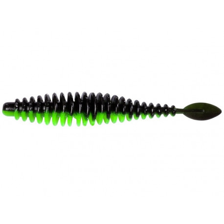 MAGIC TROUT T-Worm P-Tail 65mm Neon green/black
