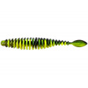MAGIC TROUT T-Worm P-Tail 65mm Neon yellow/black