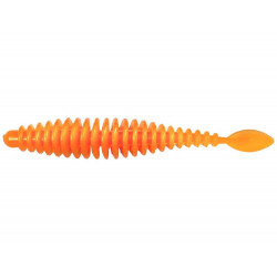 Leurre MAGIC TROUT T-Worm P-Tail 65mm Neon orange FROMAGE
