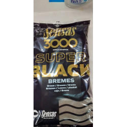 Amorce SENSAS 3000 Super black Brèmes - 1Kg