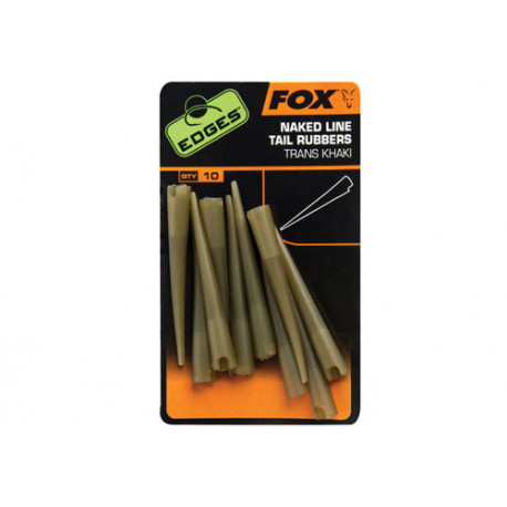 Tail rubbers FOX Power grip naked- Trans Khaki