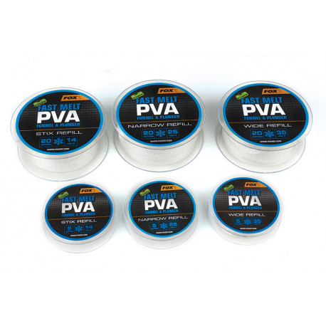 PVA FOX Fast melt Narrow refill - 25MM - 20M