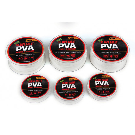 Recharge PVA FOX Slow melt narrow refill - 25MM - 20M