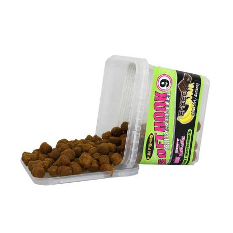FUN FISHING Choco Banana Soft Drying Pellets 9mm - 110Gr