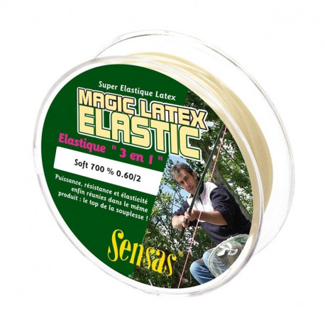 Elastique SENSAS Magic latex natural 700% -   0.9mm
