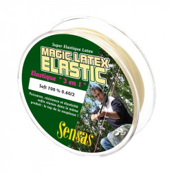 Elastique SENSAS Magic latex natural 700% -   2.1 mm
