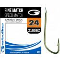 Hameçons GARBOLINO Fine match 2100BZ- N°22 - Ardillon