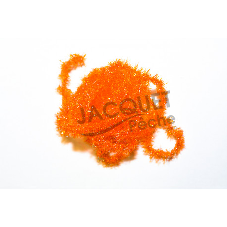 Worm Chenille Orange Mouches de Charette