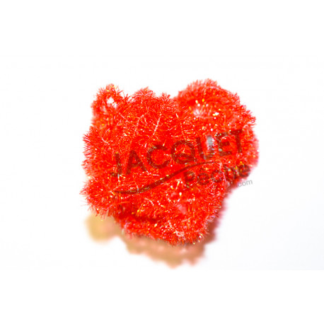 Worm Chenille Red Mouches de Charette