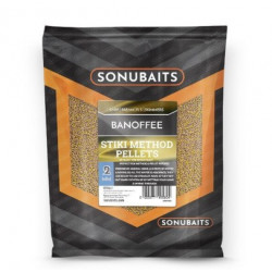 Sonubaits Stiki method Banoffee perfect fine pellets - 2mm in 650Gr