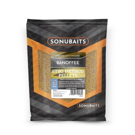 Pellets fin perfect Sonubaits Stiki method Banoffee - 2mm en 650Gr
